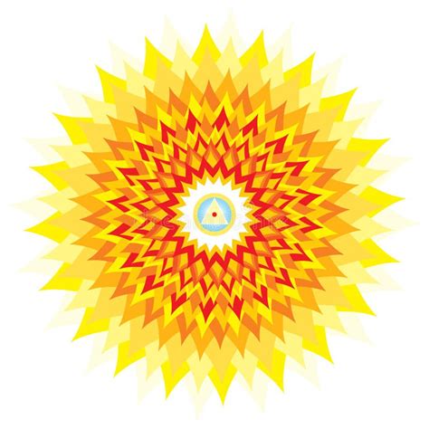 O plexo solar Chakra ilustração stock Ilustração de harmonia 41629068