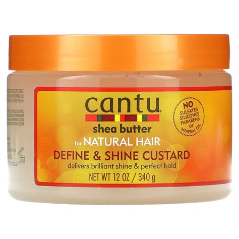 Cantu Shea Butter For Natural Hair Define Shine Custard Oz G