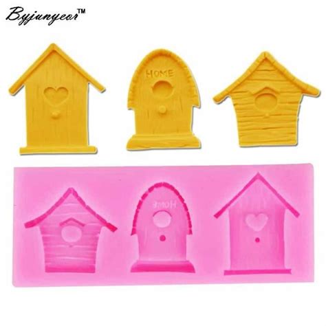 Moule Byjunyeor dessin animé oiseau maison époxy UV résine Silicone