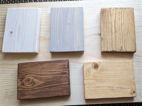 Stain Samples Wood Stain Options Paint Samples - Etsy