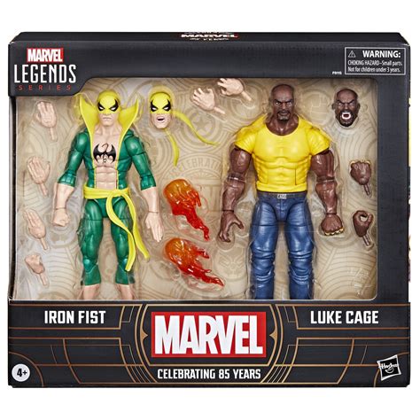 Marvel Legends Series Iron Fist And Luke Cage Marvel 85th Anniversary Comics Collectible 6 Inch