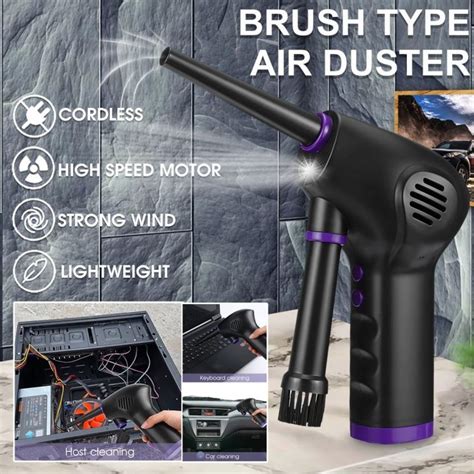 70m S Cordless Air Duster For Computer Cleaning Replaces Compressed