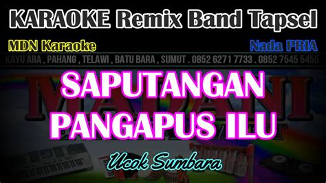 SAPUTANGAN PANGAPUS ILU Remix Karaoke Nada PRIA Tapsel KN7000 MADANI