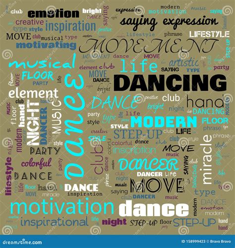 Dance Word Cloud Dance Text Dancing Word Cloudword Cloud Use For