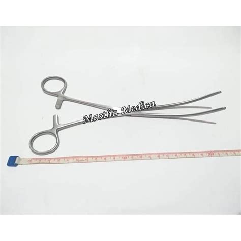 Jual Klem Clamp Doyen Intestinal Forceps Cm Bengkok Renz Shopee