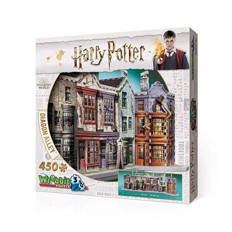 Quebra Cabeça 3d Harry Potter - Quebra Cabeça 3D Harry Potter - 450 Peças - Beco Diagonal