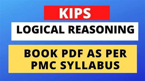 Kips Logical Reasoning New Book Wisegot