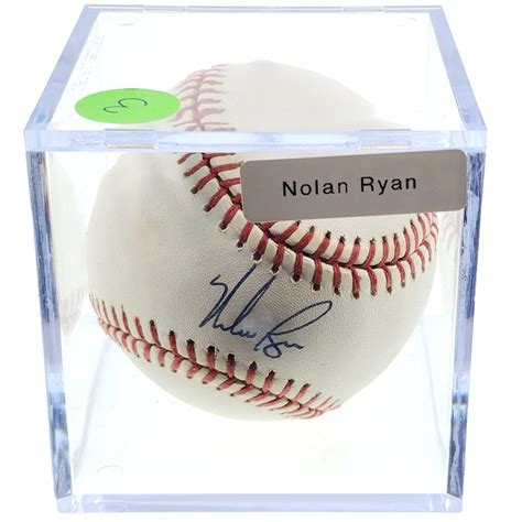 Lot Nolan Ryan Autographed Baseball