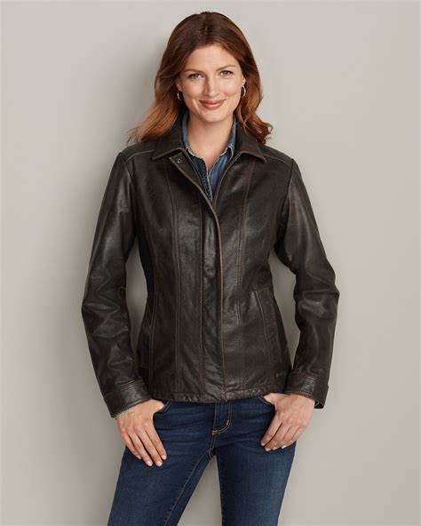 Eddie Bauer Stine Leather Jacket