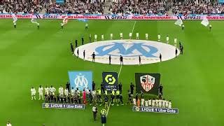 OM AC Ajaccio L entrée des joueurs et les tifos by Marseille 1899