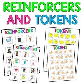 Token Economy Visual Reward Charts Behavior Rewards Positive