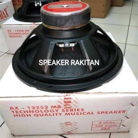 Speaker AUDAX 12 Inch 12 Inchi Fullrange AX 12252 M8 Lazada