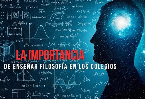 La importancia de enseñar filosofía en los colegios EL MONTONERO