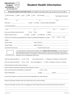 Fillable Online PLEASE READ CAREFULLY AND PRINT CLEARLY Fill Out ALL