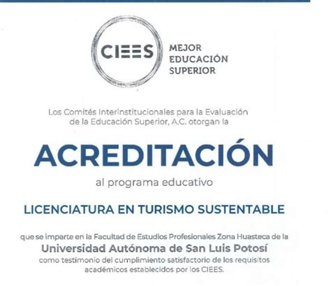 Licenciatura en Turismo Sustentable obtiene primera acreditación de