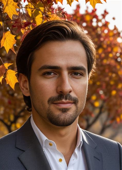Spanish Man in Professional Outdoor Portrait for Thanksgiving | Pincel