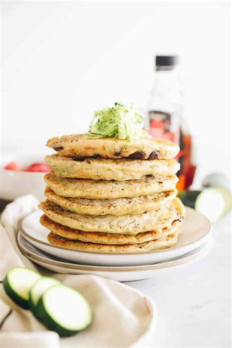 Zucchini Pancakes The Healthy Maven