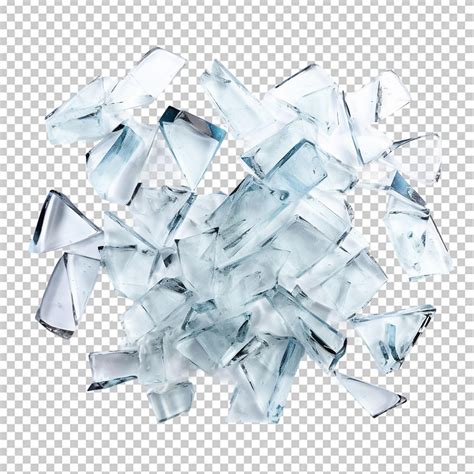 Premium Psd Glass Shards Png