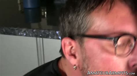 Amateur Slobbers On Two Huge Cocks After Worshiping Armpits BoyFriendTV