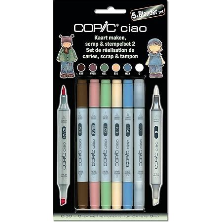 Copic Ciao Lot De Marqueurs De Dessin Set Multicolore Amazon Fr