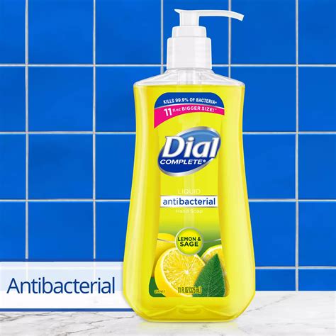 Dial Complete Antibacterial Liquid Hand Soap Lemon And Sage Shop Hand And Bar Soap At H E B