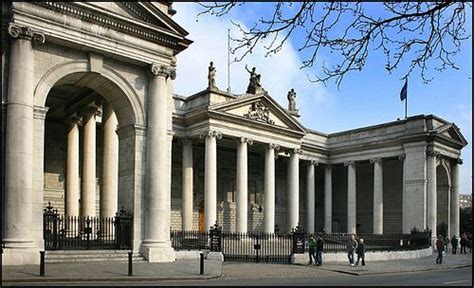 The Irish Houses of Parliament also known as the Irish Parliament House ...