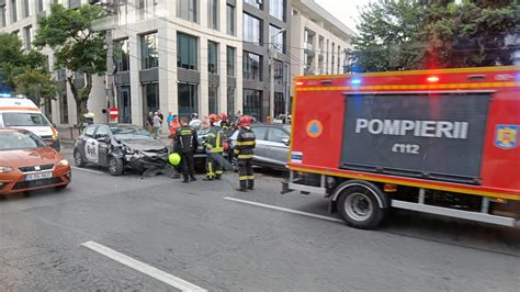 Foto Accident Cu Trei Ma Ini Pe Calea Doroban Ilor Din Cluj Napoca