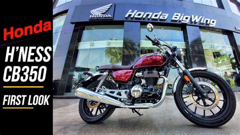 Honda Hness Cb350 First Look At Honda Big Wing Youtube