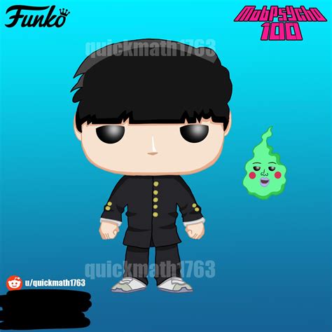 Mob Psycho 100 Funko Pop Conepts Shigeo With Dimple Reigen Arataka Ritsu Kageyama And Teru