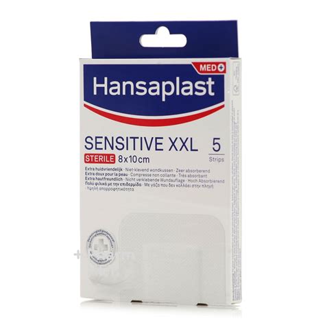 Hansaplast Sensitive Xxl Sterile 8x10 Αποστειρωμένα Αυτοκόλλητα