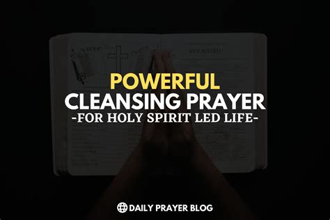 35 Powerful Cleansing Prayer In The Name Of Jesus Christ