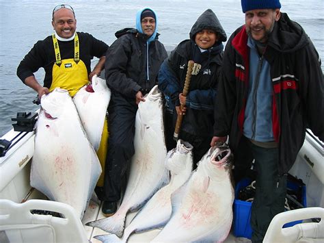 Halibut Fishing Charter excursions on Southern Vancouver Island