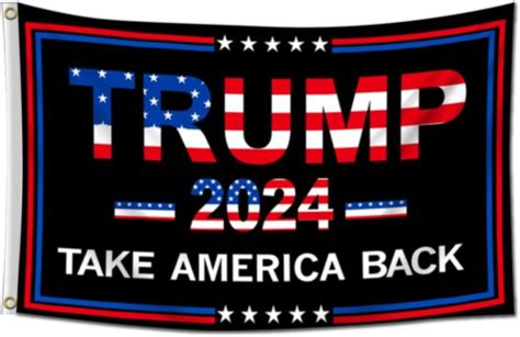 Trump 2024 Flags 3x5 Outdoor Made In Usa Double Sided 3 Ply Heavy Duty