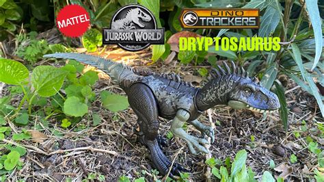 Mattel Jurassic World Dino Trackers Wild Roar Dryptosaurus Review YouTube