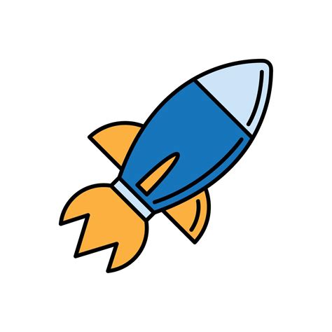 blue rocket launcher 11441764 Vector Art at Vecteezy