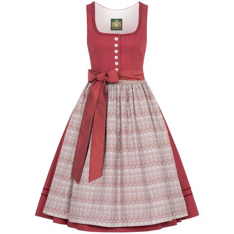 Midi Dirndl Koflersee In Weinrot Von Hammerschmid Finest Trachten De