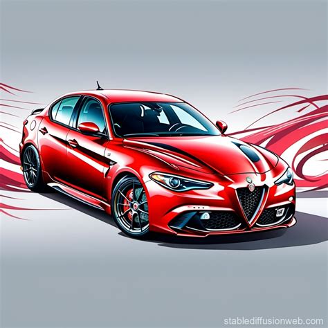 Alfa Romeo Giulia Quadrifoglio Model | Stable Diffusion Online