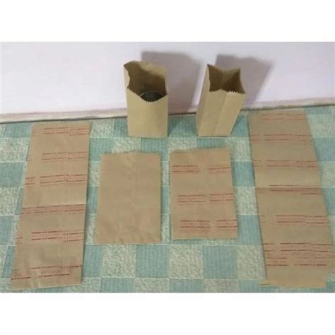 Brown Craft Paper Printed Paper Bag Capacity 500g 2 Kg At Rs 55