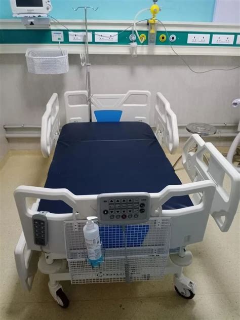 PAEDIATRIC ICCU Bed 5 FUNCTION MOTORIZED WITH 3 DELUXE Mild Steel At