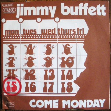 Jimmy Buffett - Come Monday (1974, Vinyl) | Discogs