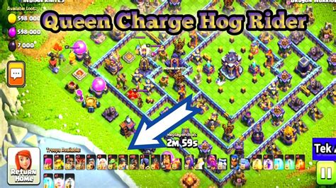 Clash Of Clans Queen Charge Hog Rider Queen Charge Hog Rider Clash