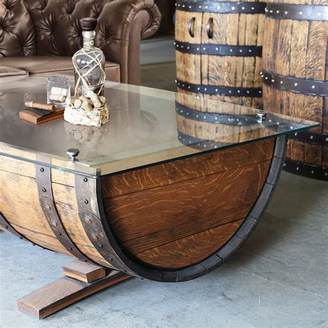 Whiskey Barrel Coffee Table – The Living Barrel