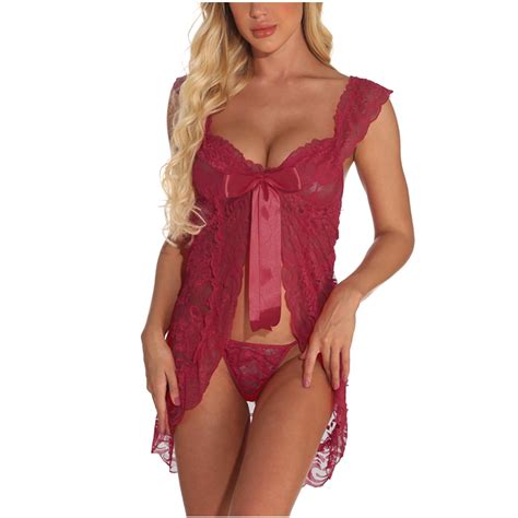 Iroinnid Savings Lingerie Set For Women Babydoll Sexy Plus Size