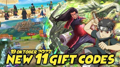 New Gift Codes Shadow Ultimate Ninja Rebirth Konoha Legend Youtube