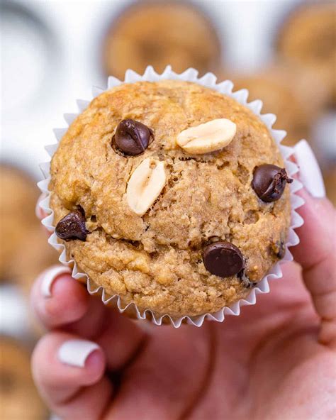 Healthy Peanut Butter Banana Muffins Healthy Fitness Meals