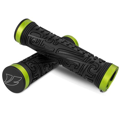 Bv Bike Handlebar Grips Double Lock On Bicycle Grip Handle Bar End Holding Locking Grips For