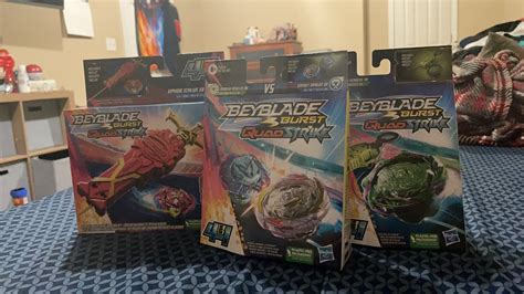 I Got New Beyblades New Hasbro Beyblade QuadStrike Unboxings