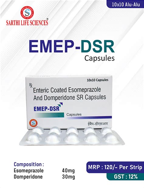 Esomeprazole Domperidone Sustained Release Capsules Manufacturer