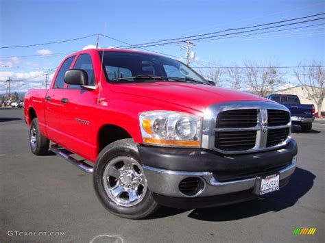 2006 Flame Red Dodge Ram 1500 St Quad Cab 101887174 Photo 7 Car Color Galleries