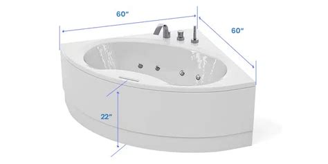 Corner Tub Dimensions Designing Idea